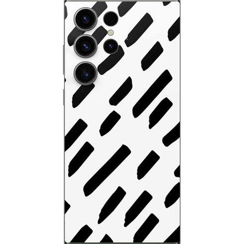Black Dash Galaxy S25 Ultra Skin