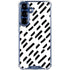 Black Dash Galaxy S25 Clear Case