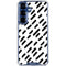 Black Dash Galaxy S25 Plus Clear Case