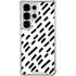 Black Dash Galaxy S25 Ultra Clear Case