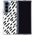 Black Dash Galaxy Z Fold5 5G Clear Case