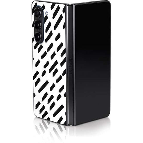 Black Dash Galaxy Z Fold5 5G Skin