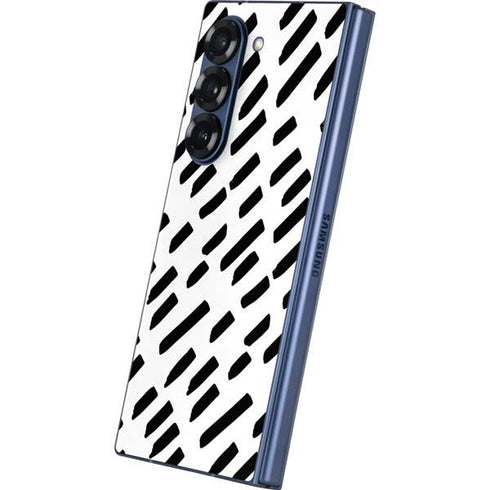 Black Dash Galaxy Z Fold6 Skin