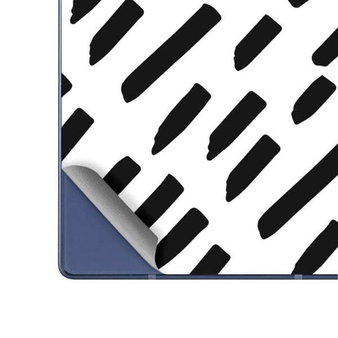 Black Dash Galaxy Z Fold6 Skin
