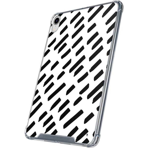 Black Dash iPad 11th Gen (2025) Clear Case