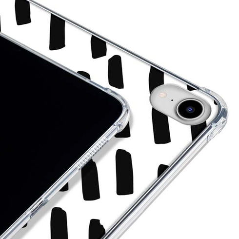 Black Dash iPad 11th Gen (2025) Clear Case