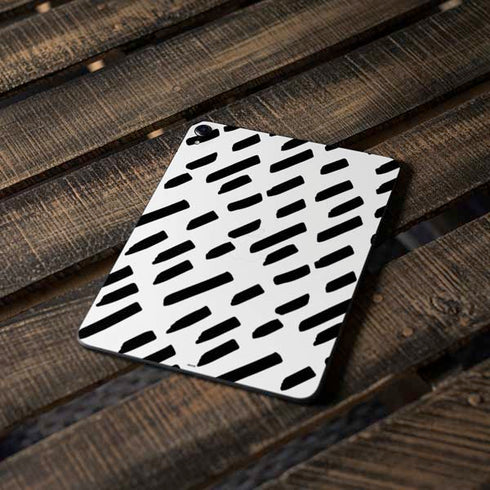 Black Dash Apple iPad Pro Skin