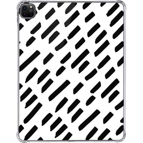 Black Dash iPad Pro 11in (2024) Clear Case