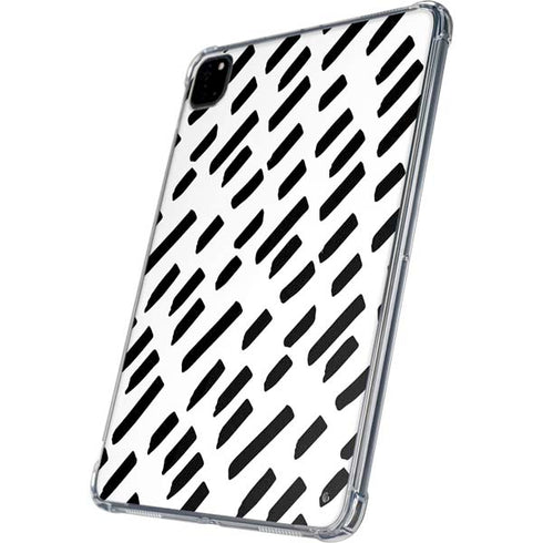 Black Dash iPad Pro 11in (2024) Clear Case