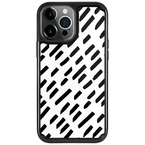 Black Dash iPhone Cases