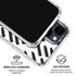 Black Dash iPhone 15 Clear Case