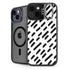 Black Dash iPhone 15 Plus Kickstand Case