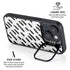 Black Dash iPhone 15 Plus Kickstand Case
