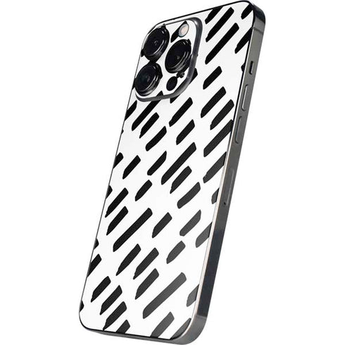 Black Dash iPhone 15 Pro Max Skin