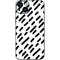 Black Dash iPhone 15 Skin