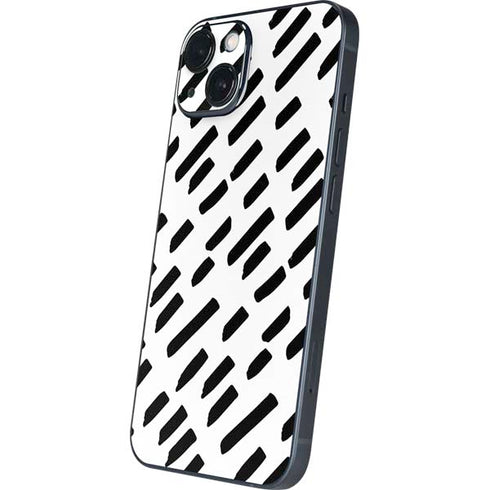 Black Dash iPhone 15 Skin