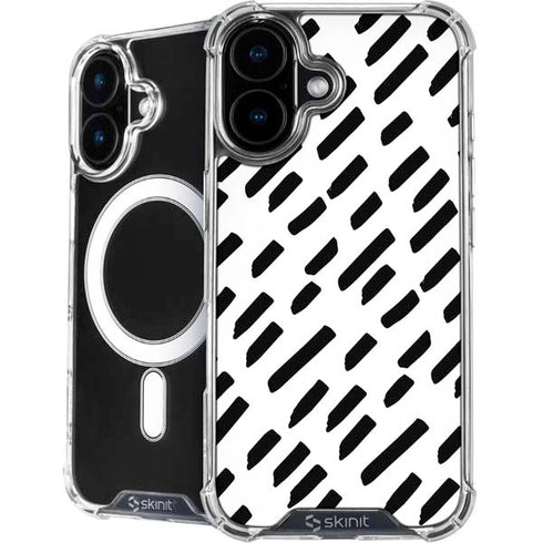 Black Dash iPhone 16 MagSafe Case