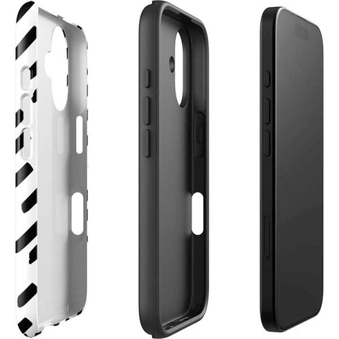 Black Dash iPhone 16 Plus Impact Case
