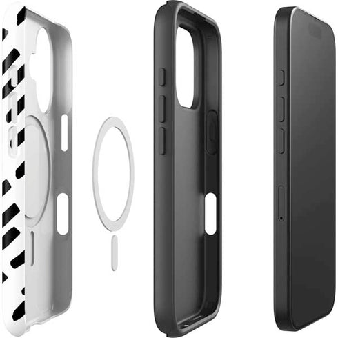 Black Dash iPhone 16 Plus Magsafe Impact Case