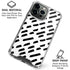 Black Dash iPhone 16 Pro Clear Case