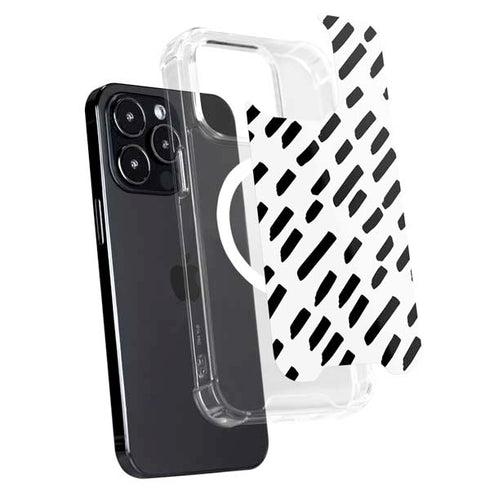 Black Dash iPhone 16 Pro MagSafe Case