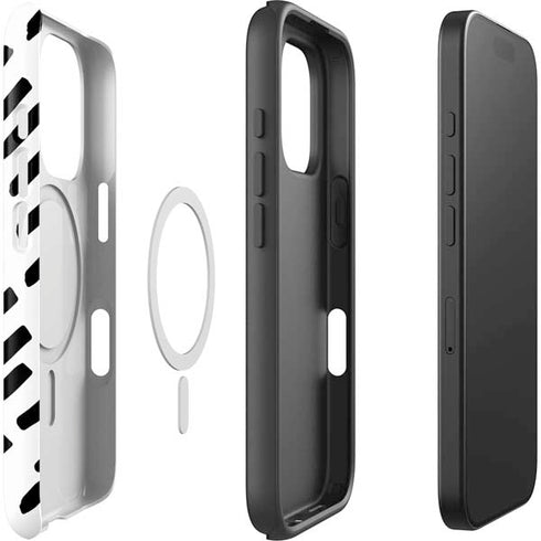 Black Dash iPhone 16 Pro Magsafe Impact Case