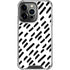 Black Dash iPhone 16 Pro Max Clear Case