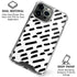 Black Dash iPhone 16 Pro Max Clear Case