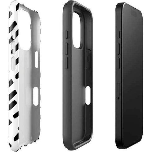 Black Dash iPhone 16 Pro Max Impact Case