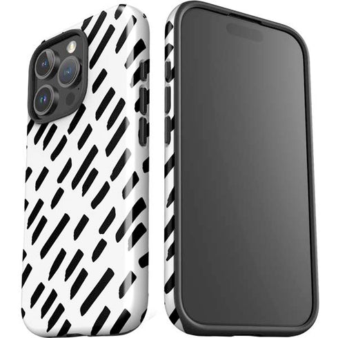 Black Dash iPhone 16 Pro Max Impact Case