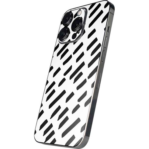 Black Dash iPhone 16 Pro Max Skin
