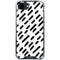 Black Dash iPhone 16e Clear Case
