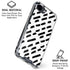 Black Dash iPhone 16e Clear Case