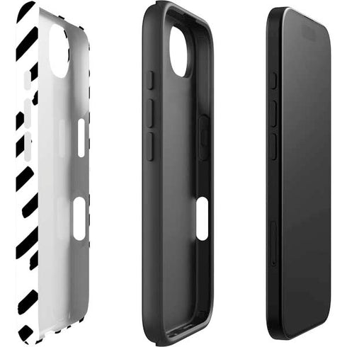 Black Dash iPhone 16e Impact Case