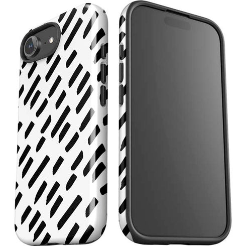 Black Dash iPhone 16e Impact Case