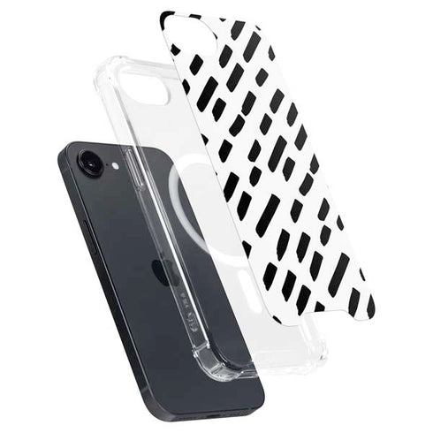 Black Dash iPhone 16e MagSafe Case