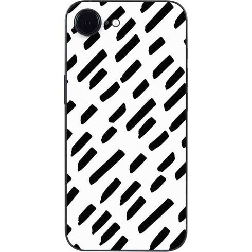 Black Dash iPhone 16e Skin