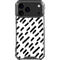 Black Dash iPhone 18 Pro Max Clear Case