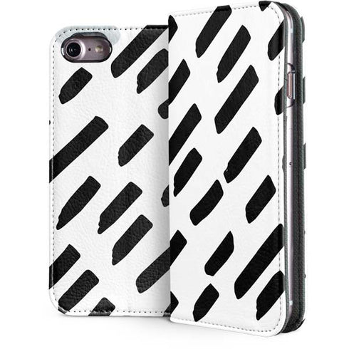 Black Dash iPhone 7 Folio Case
