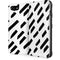 Black Dash iPhone SE (2nd & 3rd Gen) Folio Case