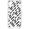Black Dash iPhone XS Clear Case