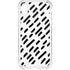Black Dash iPhone XS Clear Case