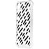 Black Dash iPhone XS Clear Case