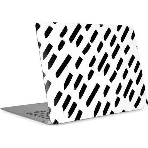 Black Dash Apple MacBook Air Skin