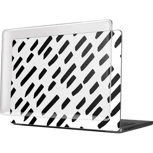 Black Dash MacBook Pro 14in (2021-24) Case plus Skin