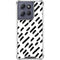 Black Dash Moto G 5G (2025) Clear Case