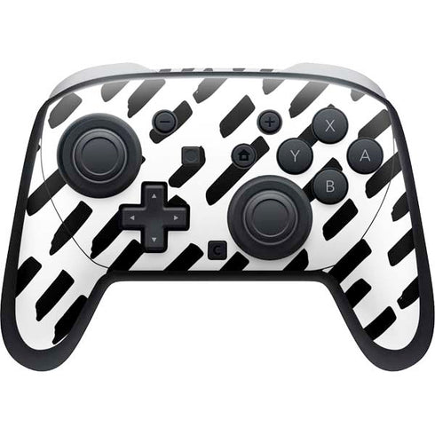 Black Dash Nintendo Switch 2 (2025) Pro Controller Skin