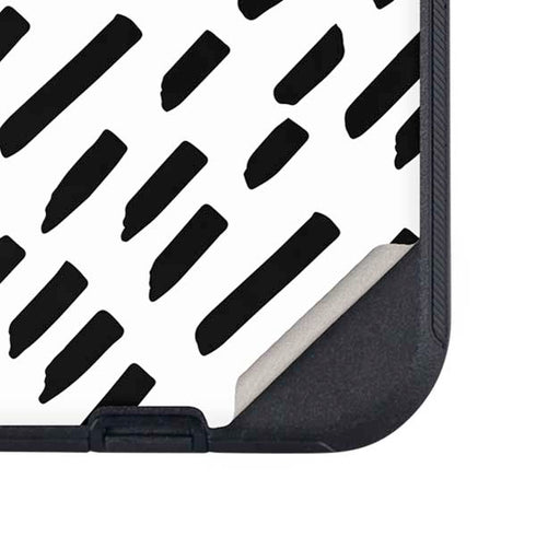 Black Dash Otterbox Defender iPhone Skin