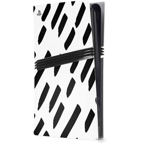 Black Dash PS5 Pro Console Skin