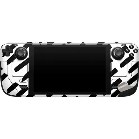 Black Dash Steam Deck Handheld Gaming Computer Skin